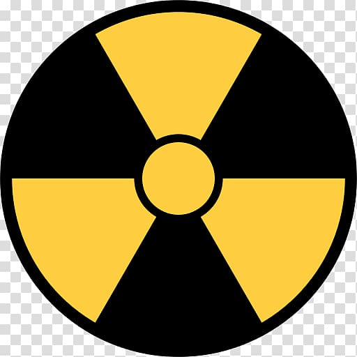 Radiation Radioactive decay Biological hazard Symbol, radioactive symbol transparent background PNG clipart