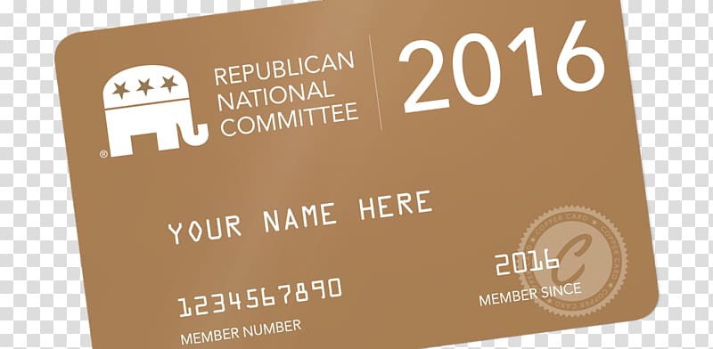 Republican Party Credit card Loyalty program Republican National Committee Personal identification number, credit card transparent background PNG clipart