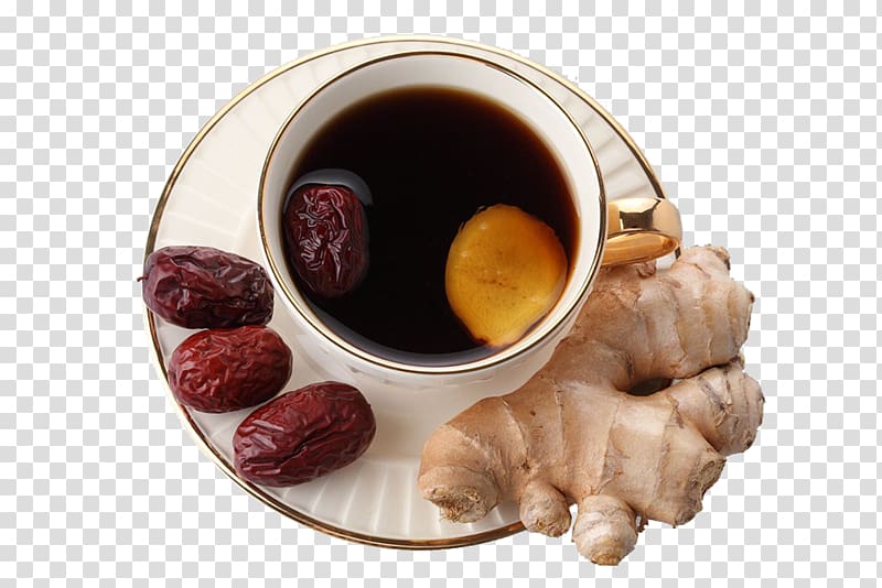 Haikou Ginger tea, Free to pull the material dates ginger transparent background PNG clipart