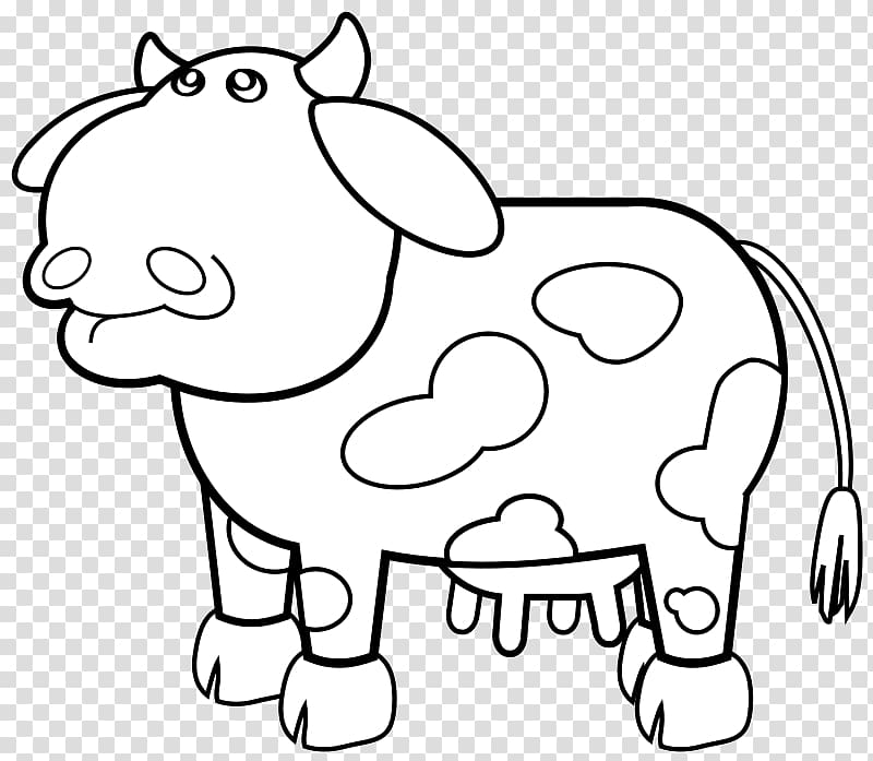 Highland cattle Guernsey cattle Scalable Graphics , Cow Outline transparent background PNG clipart