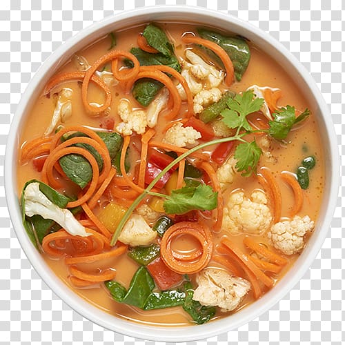 Red curry Vegetarian cuisine Canh chua Cap cai Vegetable, Thai Soup transparent background PNG clipart