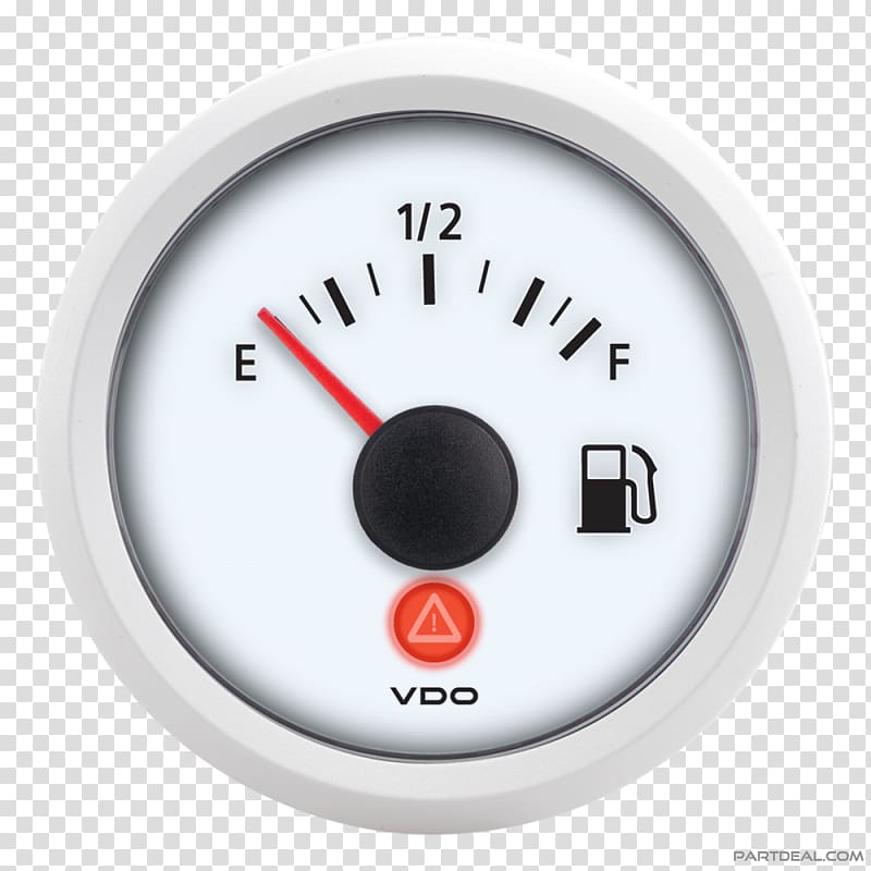 Fuel gauge Tachometer VDO Motor fuel, fuel Gauge transparent background PNG clipart