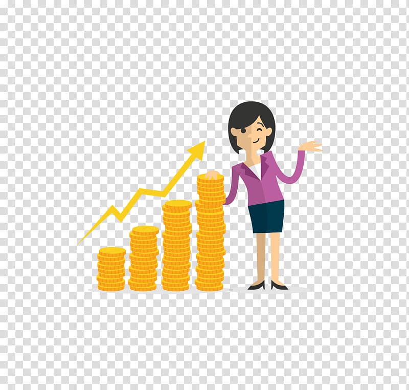 Icon, color professional female gold coins transparent background PNG clipart