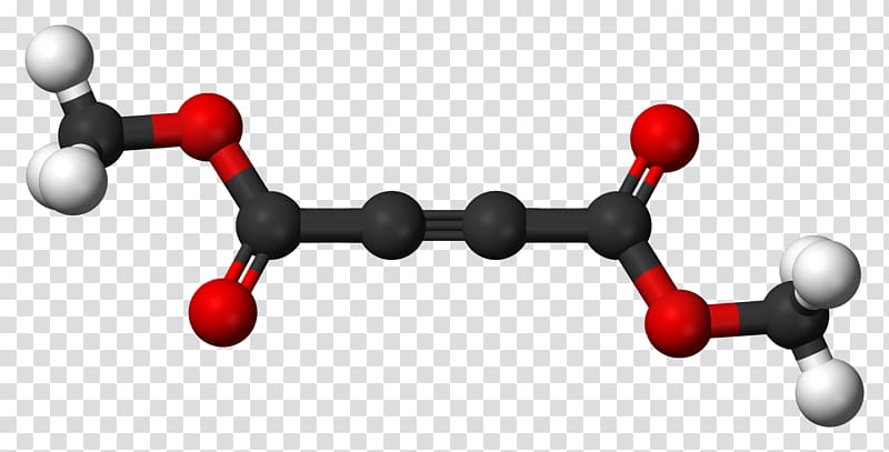 Dimethyl acetylenedicarboxylate Propiolic acid Acetylenedicarboxylic acid Terephthalic acid Ester, Molecular Model transparent background PNG clipart