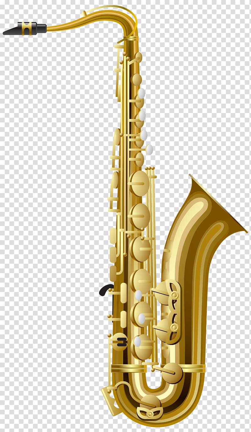 Alto saxophone Musical Instruments Trumpet, gold-plated transparent background PNG clipart