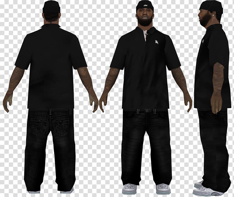 Grand Theft Auto: San Andreas San Andreas Multiplayer Mod Los Santos Vagos Skin, old skin transparent background PNG clipart