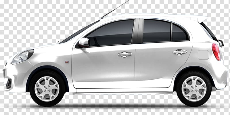 Nissan Micra Renault Pulse City car, car transparent background PNG clipart