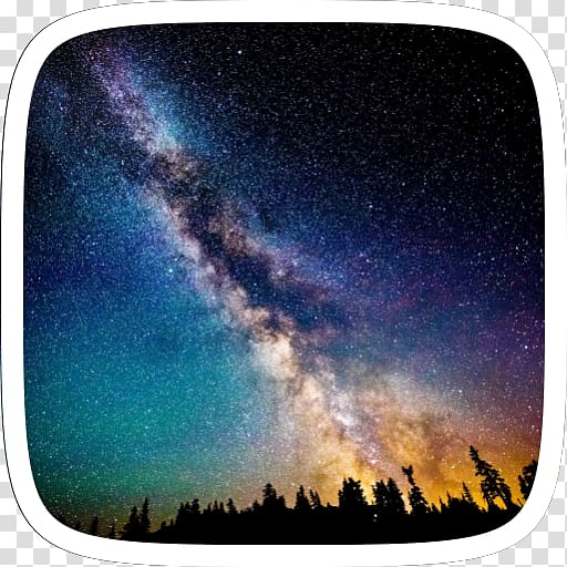 Milky Way Night sky Desktop Nature Universe, star transparent background PNG clipart