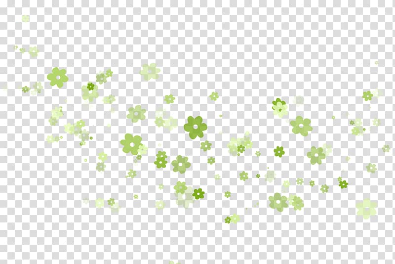 Computer Software , Floating green flowers transparent background PNG clipart