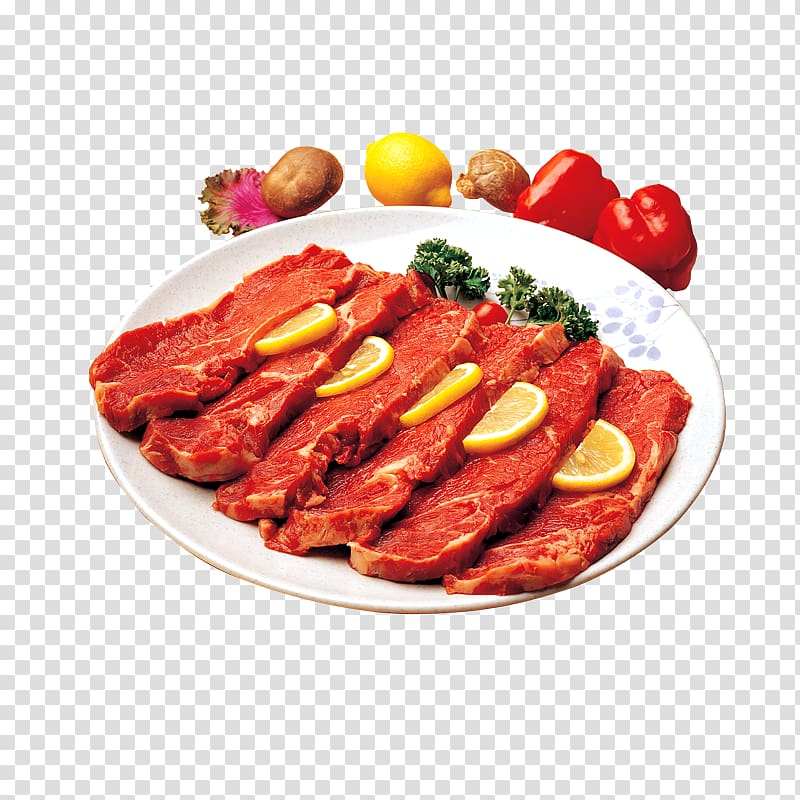 Beefsteak Dinner Food, Korean barbecue transparent background PNG clipart