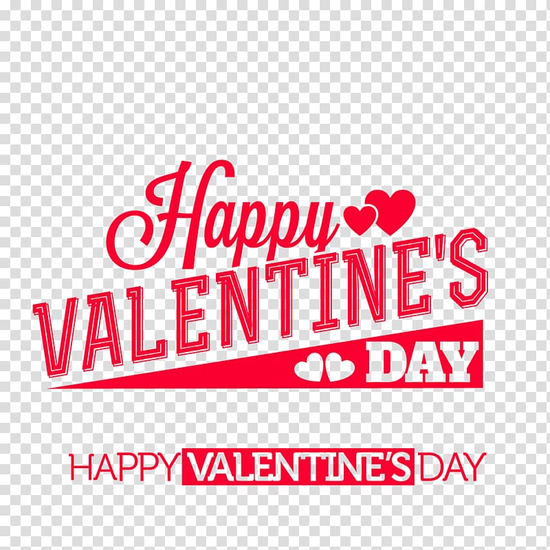 Valentine\'s Day Typeface Font, Happy Valentine\'s Day transparent background PNG clipart