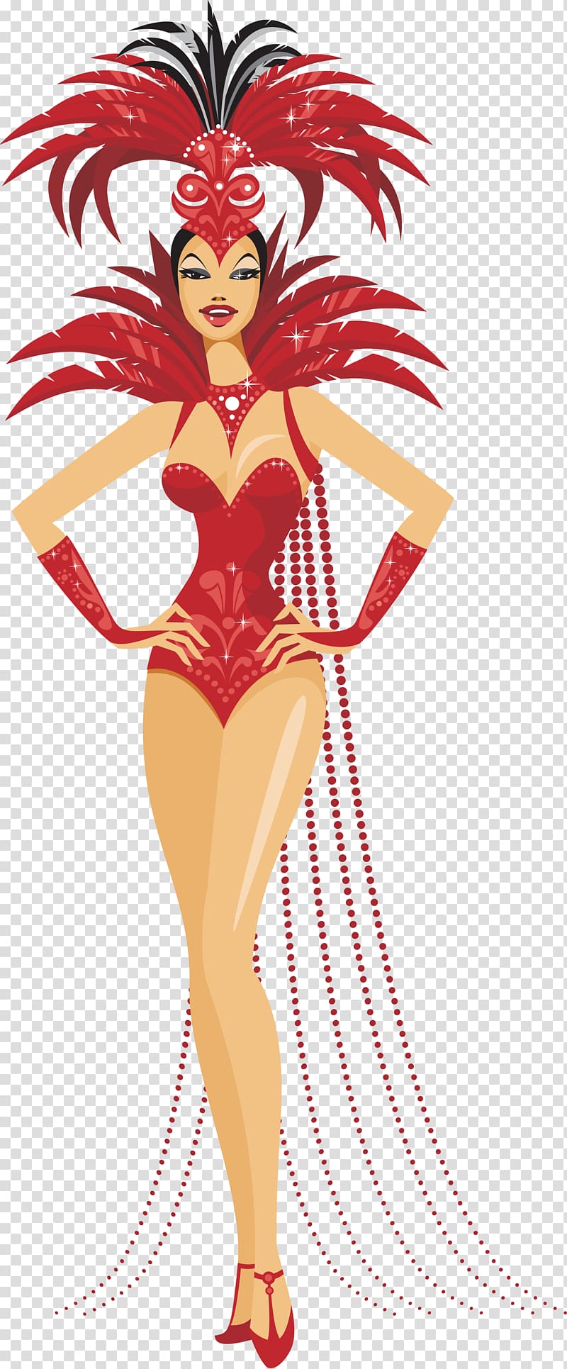 Moulin Rouge Las Vegas Showgirl Dance, girls transparent background PNG clipart