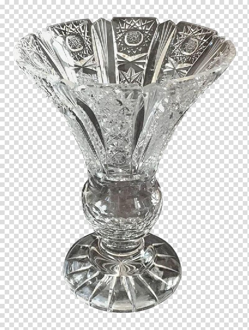 Vase Bohemian glass Waterford Crystal Glass art, glass vase transparent background PNG clipart