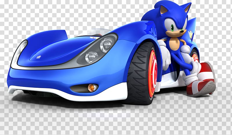 Sonic & Sega All-Stars Racing Sonic & All-Stars Racing Transformed Sonic the Hedgehog 2 Xbox 360, racing transparent background PNG clipart