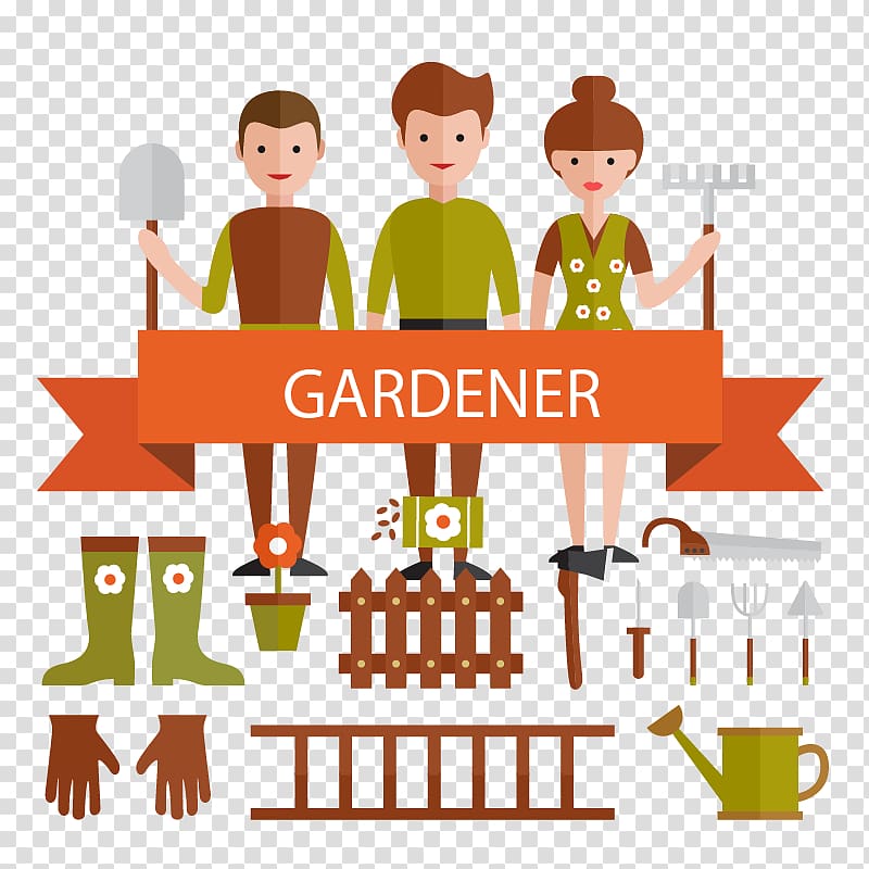 Garden tool Gardener Gardening, 16 of the gardener and garden tools material transparent background PNG clipart