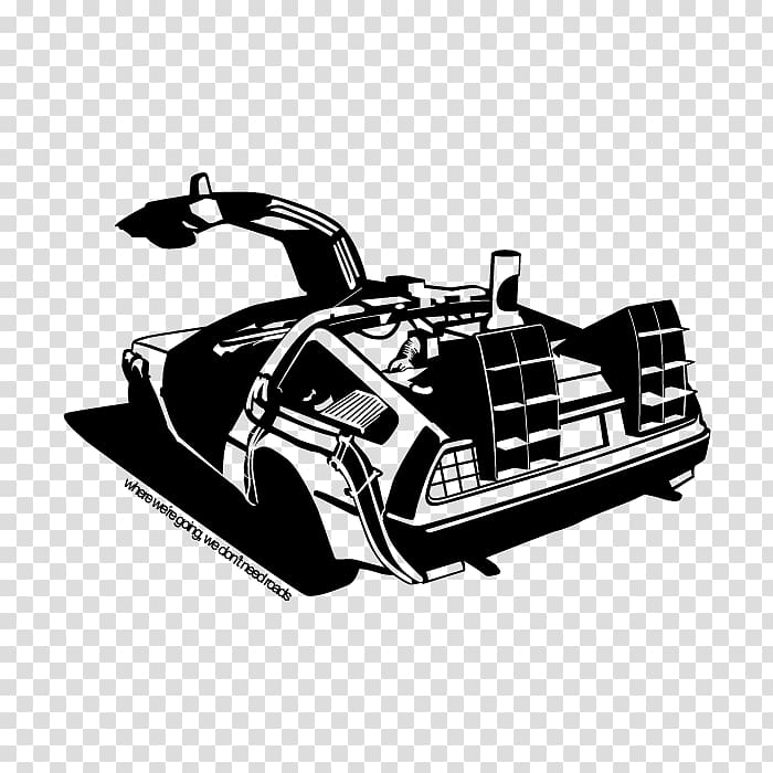 Car DeLorean DMC-12 Back to the Future Automotive design, car transparent background PNG clipart