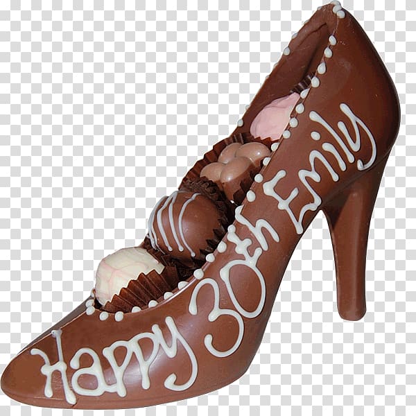 Chocolate truffle High-heeled shoe Chocolatier, chocolate transparent background PNG clipart