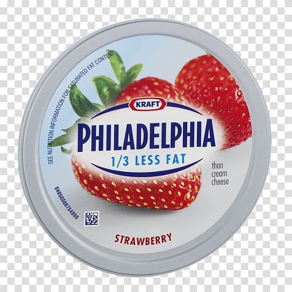 Strawberry Philadelphia Cream Cheese Kraft Foods, strawberry transparent background PNG clipart