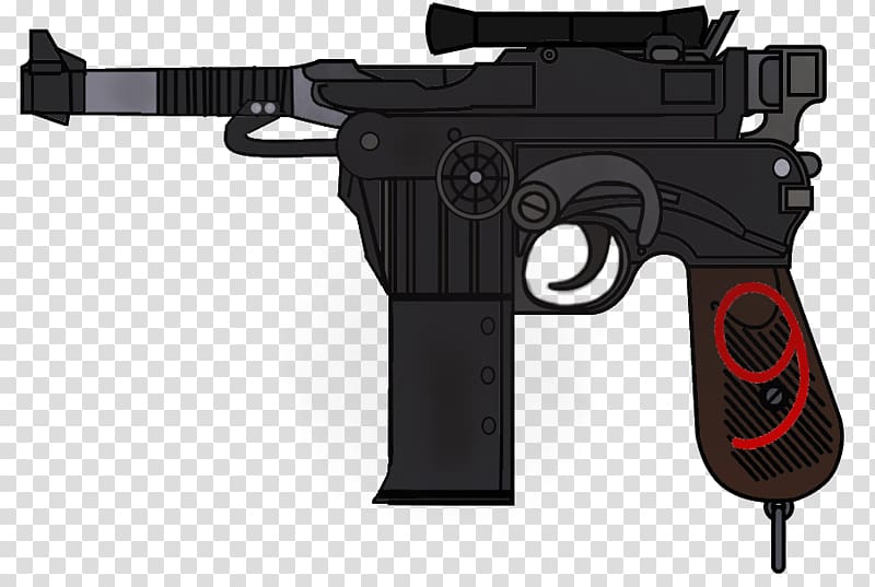 Trigger Call of Duty: Black Ops II Wolfenstein: The New Order Mauser C96 Firearm, weapon transparent background PNG clipart