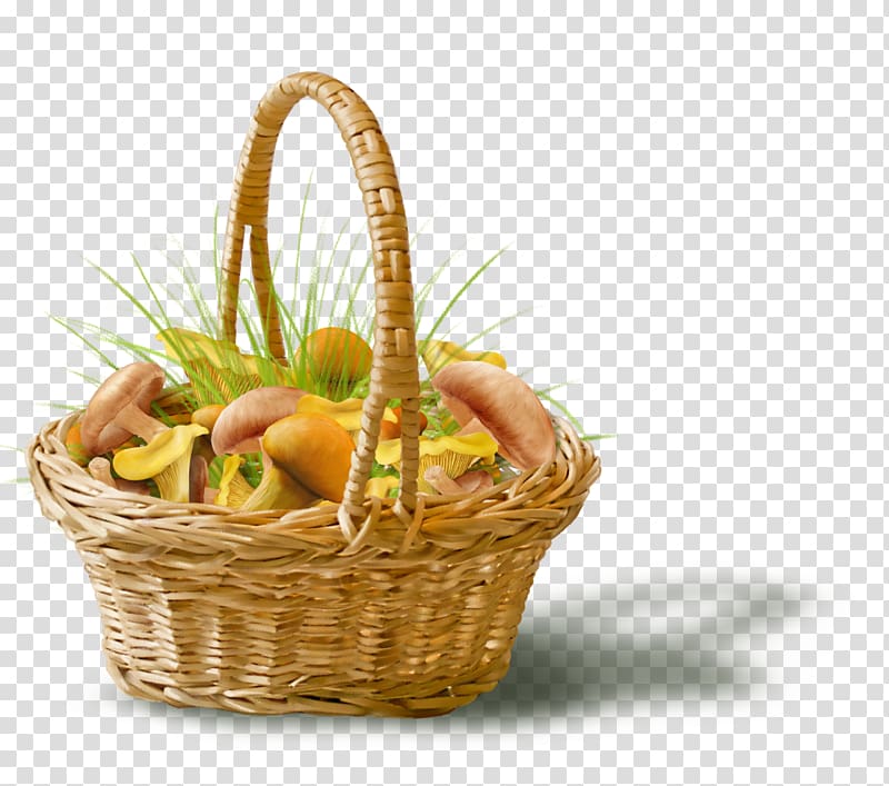 Basket Reed Autumn, food basket transparent background PNG clipart