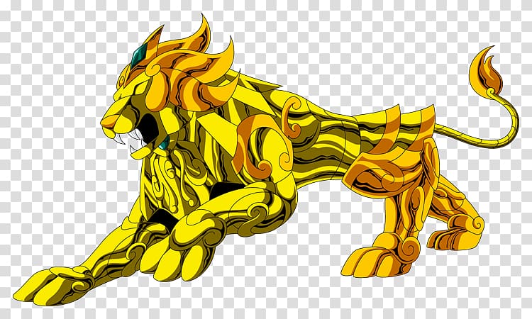 Leo Aiolia Pegasus Seiya Phoenix Ikki Athena Lion, lion transparent background PNG clipart