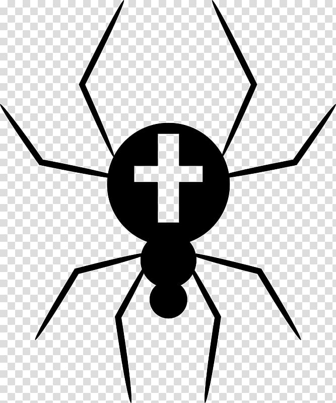 Spider Silhouette Arthropod , spider transparent background PNG clipart