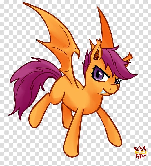 Pony Scootaloo Rainbow Dash Horse Fluttershy, giant vampire bat drawings transparent background PNG clipart