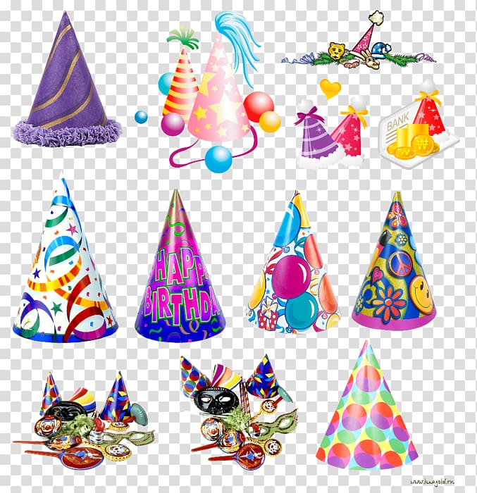 Party hat Birthday Holiday Adobe shop, Birthday transparent background PNG clipart