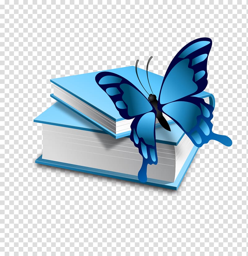 Book Icon, Blue Books transparent background PNG clipart