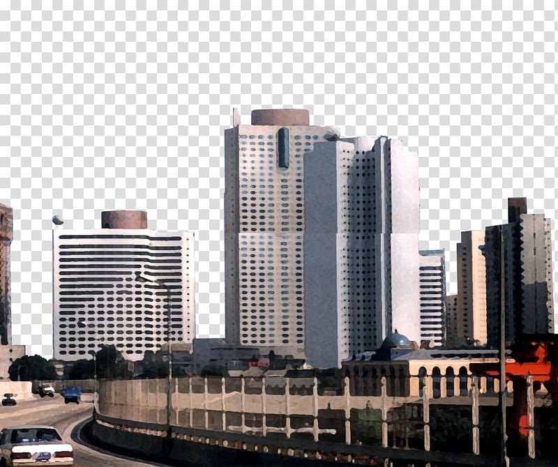 aerial of high rise building, Cityscape Landscape Computer file, Cityscape transparent background PNG clipart