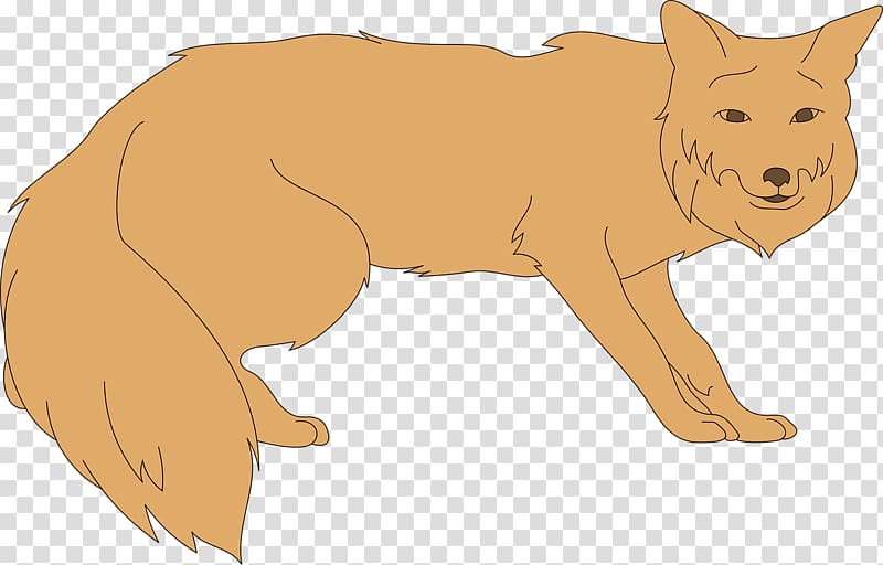 Dog , Yellow Fox transparent background PNG clipart