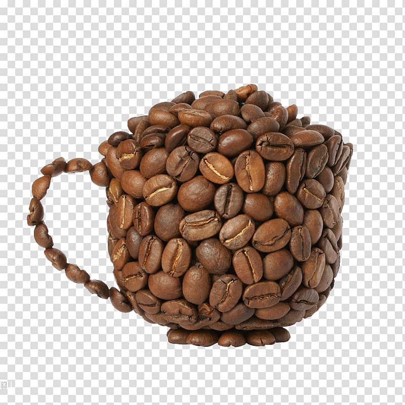Arabica coffee Cafe Jamaican Blue Mountain Coffee Instant coffee, Creative coffee beans transparent background PNG clipart