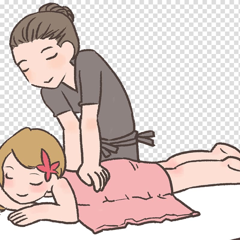Massage Cartoon Spa , body massage transparent background PNG clipart