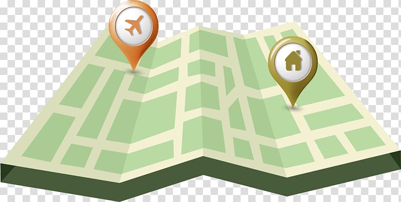 Map Drawing Euclidean , Stereo folding map transparent background PNG clipart