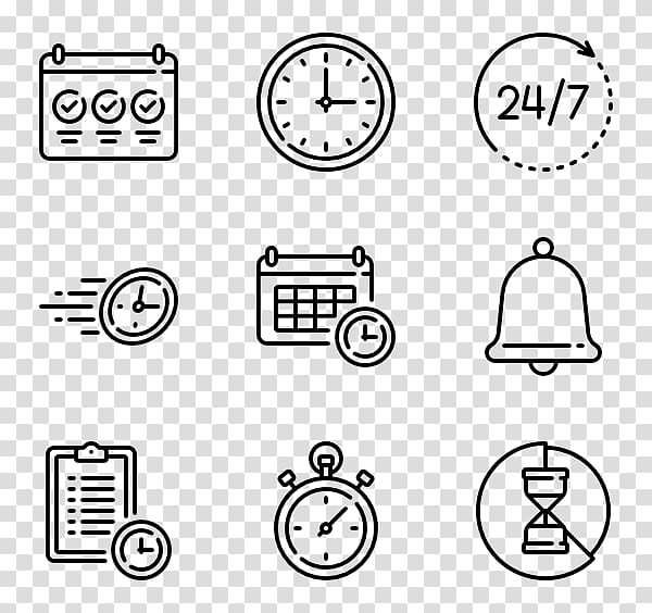Computer Icons Icon design , time management transparent background PNG clipart