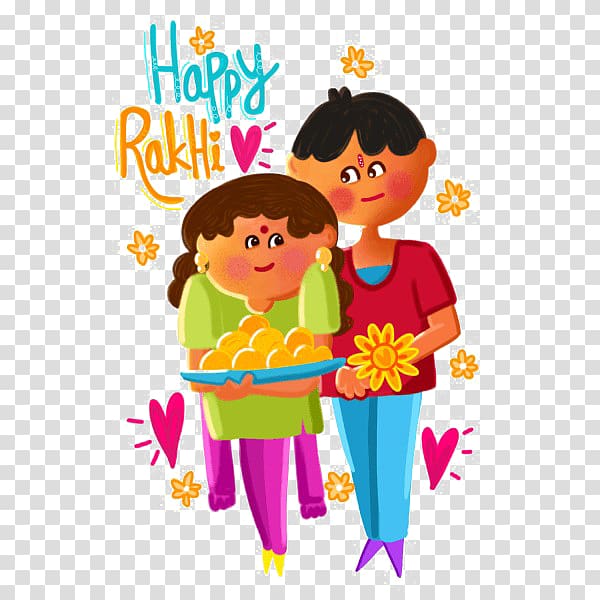 boy and girl illustration, Raksha Bandhan Portable Network Graphics Illustration, fathers day poster ideas transparent background PNG clipart