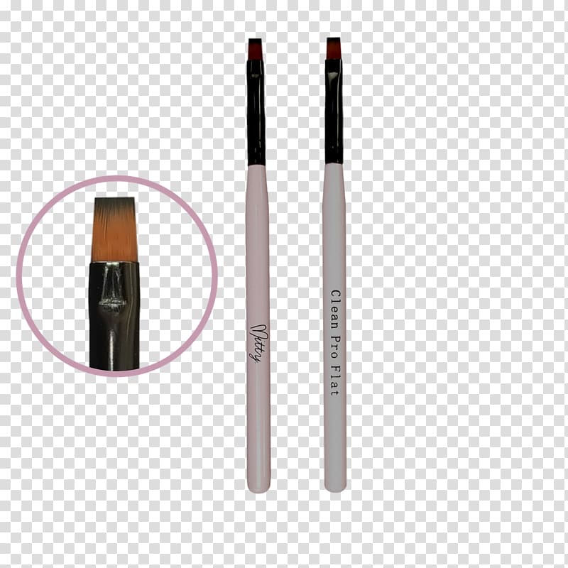 Paintbrush Cosmetics Bristle Pro Angular, Nails brush transparent background PNG clipart