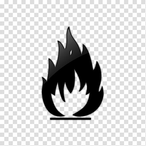 Protest Stencil Toolkit Combustibility and flammability Hazard symbol Computer Icons, Black Fire transparent background PNG clipart