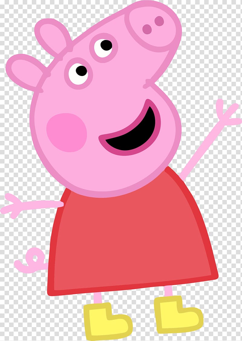 Peppa Pig illustration, Peppa\'s Bubble Fun Peppa Pig: Peppa\'s Super Noisy Sound Book Peppa and George\'s Shiny Sticker Peppa\'s Busy Day Peppa Pig: Marvellous Magnet Book, daddy pig transparent background PNG clipart