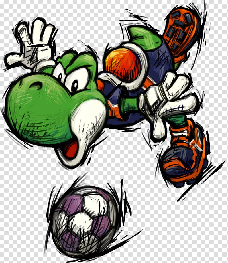Mario Bros. Mario Strikers Charged Super Mario Strikers Wii, yoshi transparent background PNG clipart