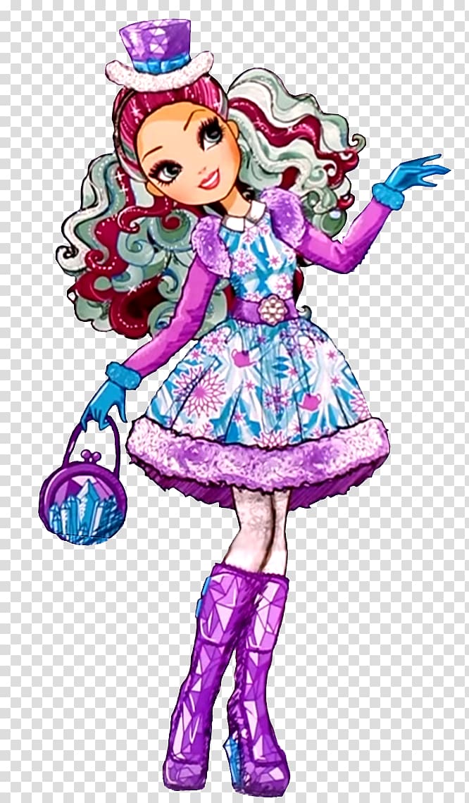 Mad Hatter Alice's Adventures in Wonderland Cleo DeNile Epic Winter: Ice Castle Quest Doll, doll transparent background PNG clipart