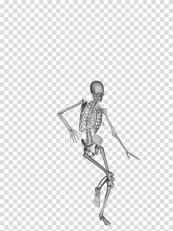 Skeleton Tap dance Bone Dance move, dance practice transparent background PNG clipart