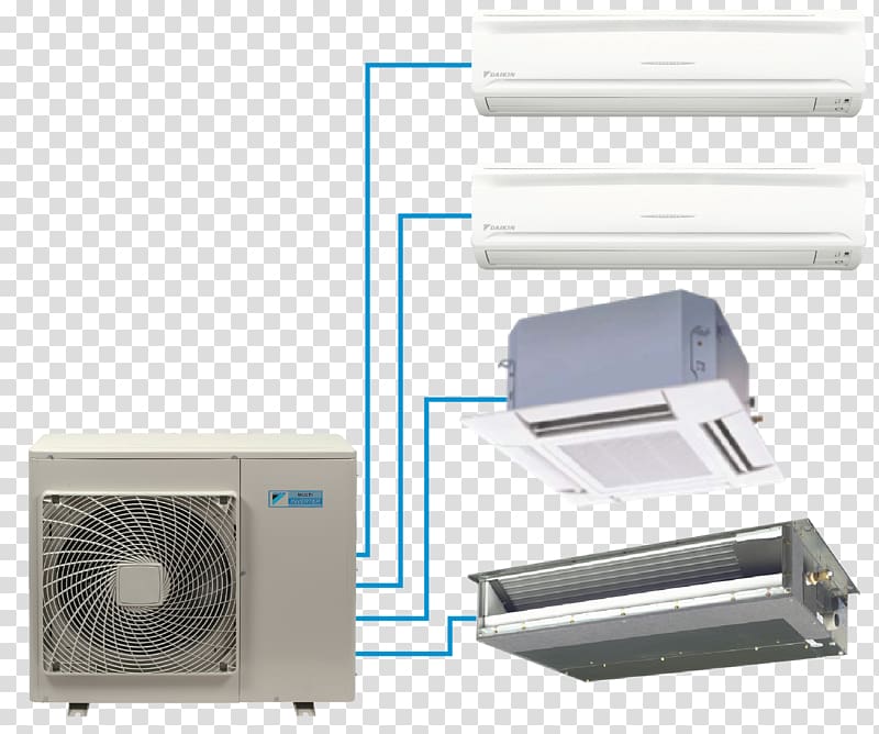 Air conditioning Daikin Heat pump Air conditioner, others transparent background PNG clipart
