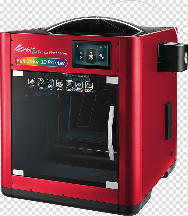 3D printing XYZprinting da Vinci Color 3D Printer 3D Printers XYZprinting 3FC1XXEU01B Da Vinci Colour, printer transparent background PNG clipart