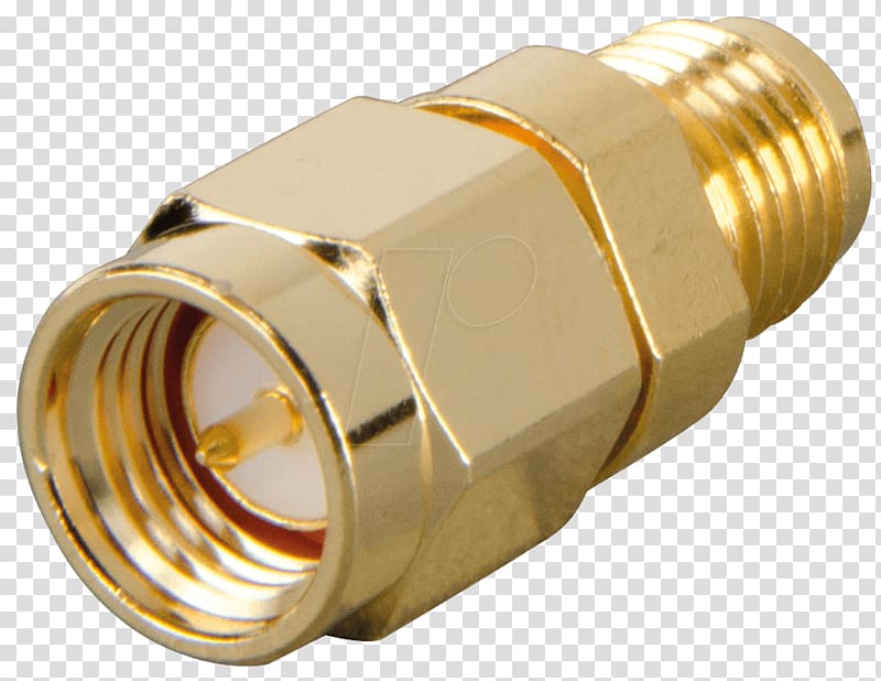 SMA connector Electrical connector RP-SMA RF connector Buchse, Sma transparent background PNG clipart