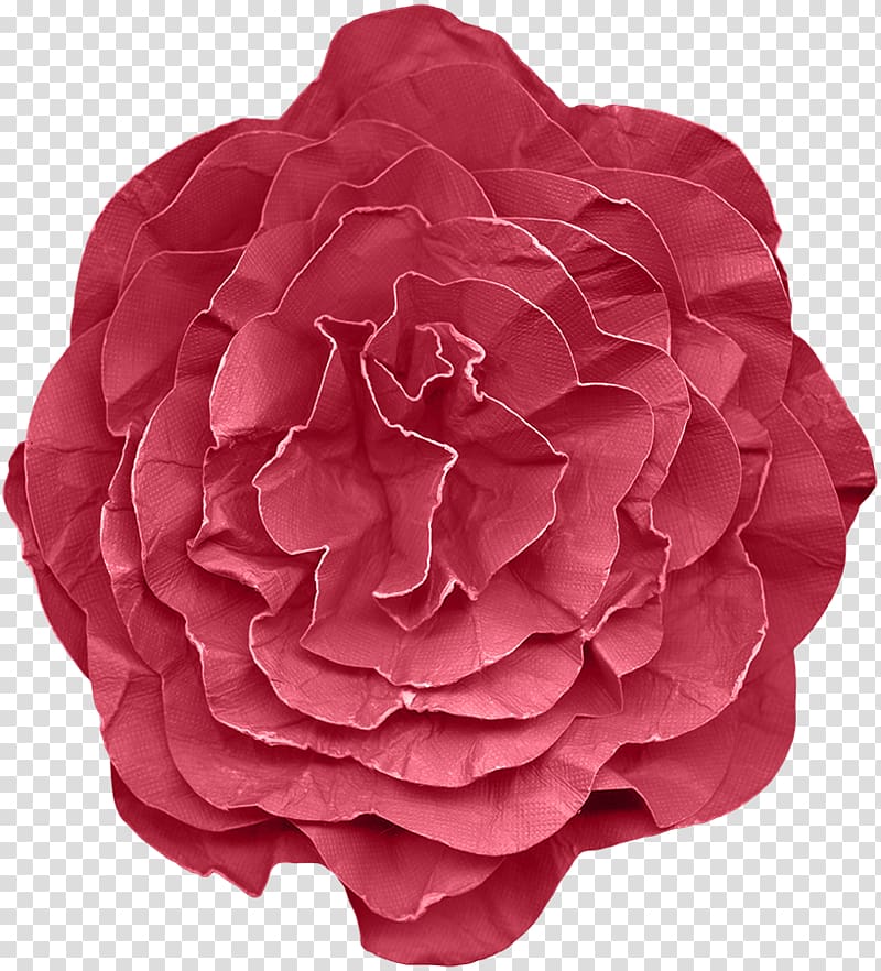 red carnation paper flower illustration, Paper Flower, Paper flowers transparent background PNG clipart