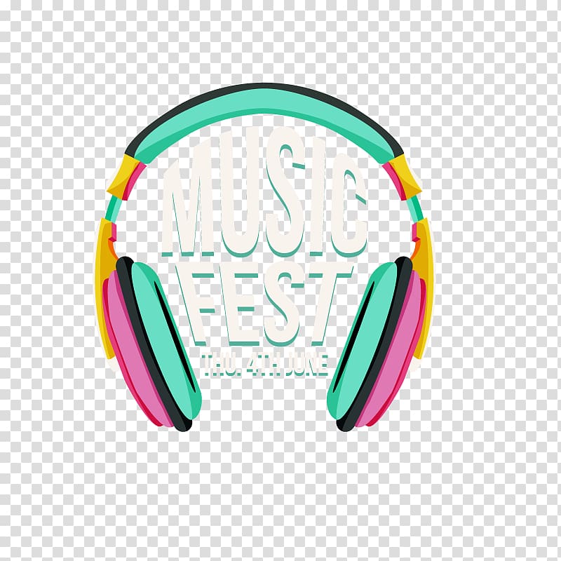 Headphones Music Icon, Color Headphones transparent background PNG clipart