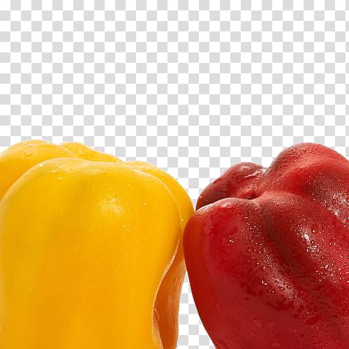 Chili pepper Bell pepper Organic food Yellow pepper Paprika, Organic bell pepper transparent background PNG clipart