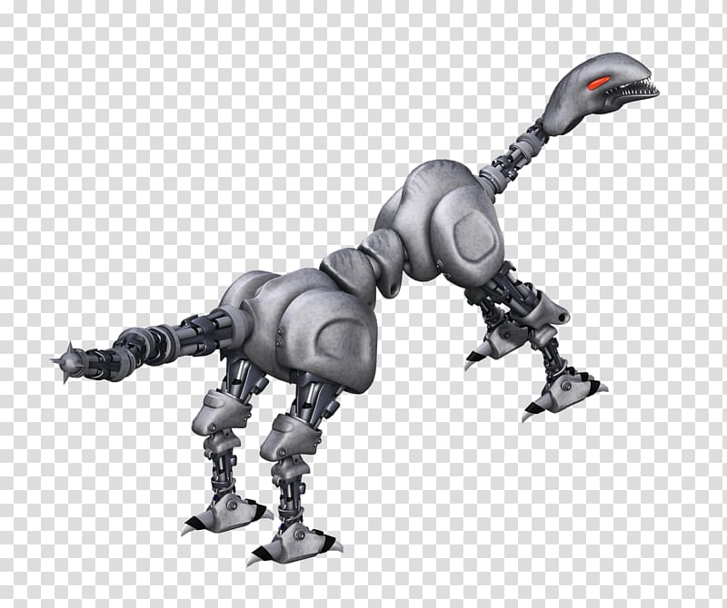 gray dragon robot , Robot Animal transparent background PNG clipart