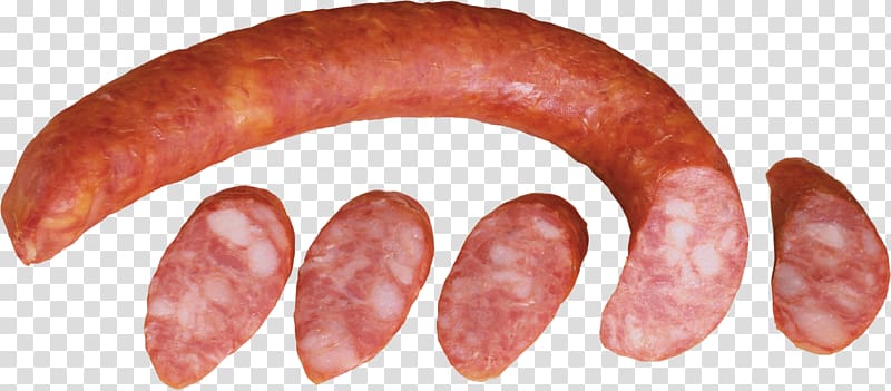 Sausage Ham Bacon Mortadella, Sausage transparent background PNG clipart